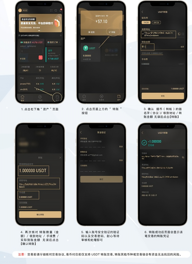 易币付使用教程-如何买卖USDT插图5